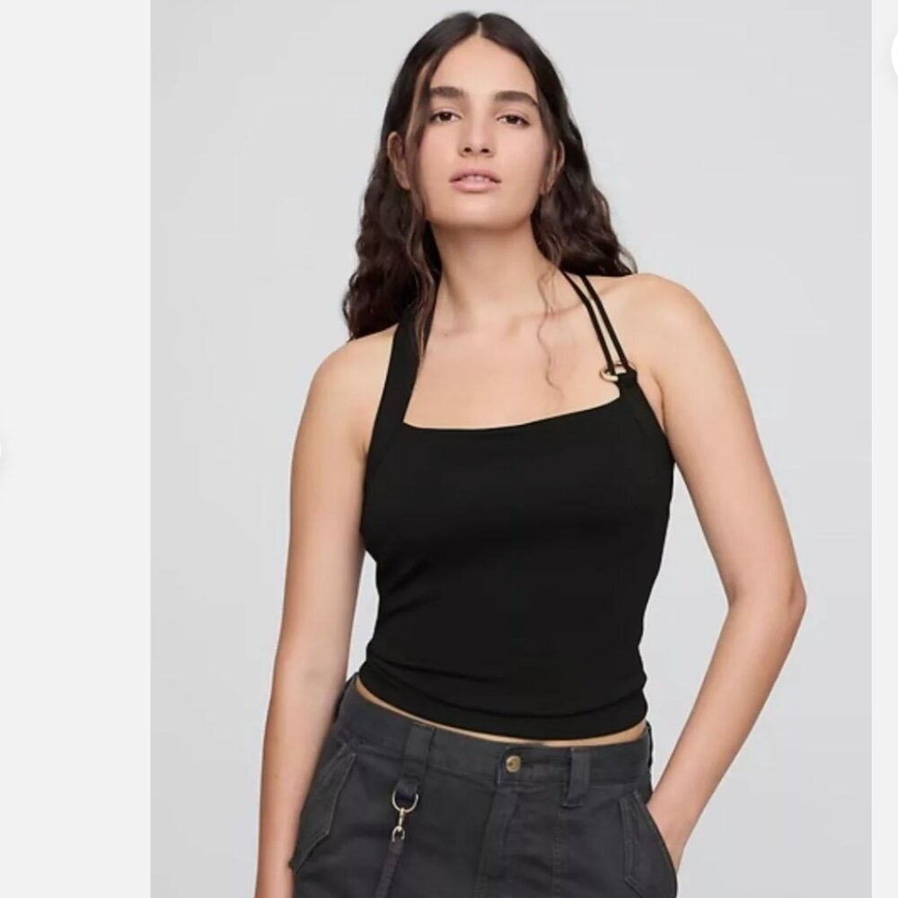 GAP x Cult Gaia Black tank